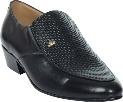 Shoe Bazar Leather Sole Slip On Shoes