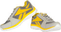Ros 1124-Grey-Yellow Walking Shoes