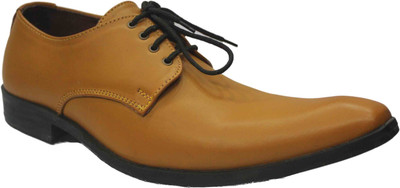 59% OFF on Authority Vintage Tan Lace Up Shoes
