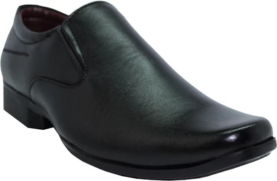 50% OFF on Alleviater Black Slip On Shoes