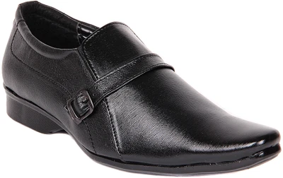 56% OFF on Kohinoor Comforts Black Slip On Shoes