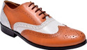15% OFF on Hirel's Mens Dual Color Leather Brogues Lace Up Shoes 15% OFF on Hirel's Mens Dual Color Leather Brogues Lace Up Shoes
