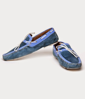 45% OFF on Bacca Bucci Modish Blue Boat Shoes