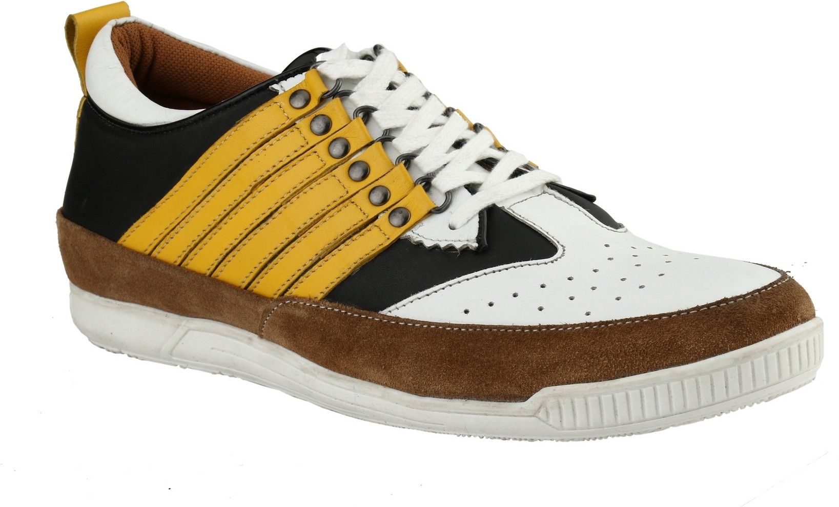 50% OFF on Delize 3024yellowwhite Casual Shoes
