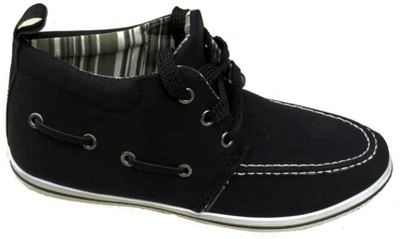 53% OFF on StyleToss Exclusive Black Chukka Boat Shoes