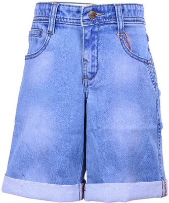 65% OFF on Ello Solid Boy's Denim Denim Shorts