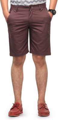 80% OFF on Haute Couture Solid Men's Chino Shorts