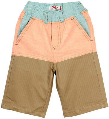 25% OFF on Oye Self Design Boy's Basic Shorts