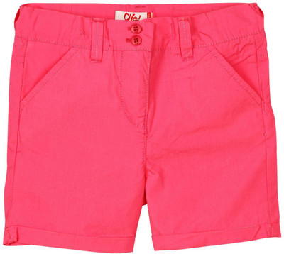25% OFF on Oye Solid Girl's Basic Shorts