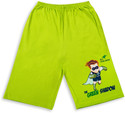 42% OFF on Do U Speak Green Printed Boy's Basic Shorts