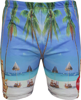 15% OFF on Mitushi Products Printed Men's Swim Shorts