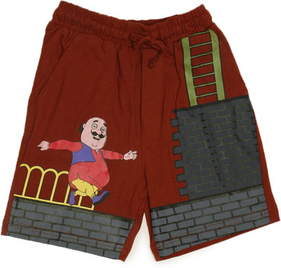 Motu Patlu Printed Boy's Bermuda Shorts Motu Patlu Printed Boy's Bermuda Shorts