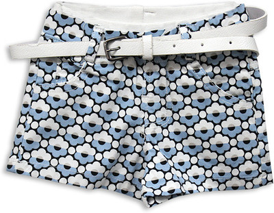 5% OFF on Little Magic Tree Printed Baby Girl's Denim Shorts