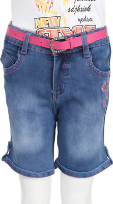60% OFF on Imple Solid Girl's Denim Denim Shorts