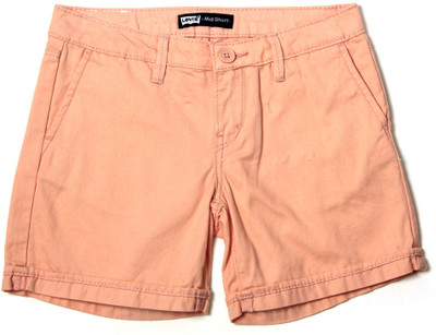 41% OFF on Levis Kids Solid Girl's Basic Shorts 41% OFF on Levis Kids Solid Girl's Basic Shorts