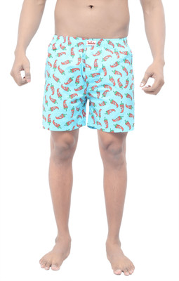 66% OFF on TeesTadka Graphic Print Men's Boxer Shorts