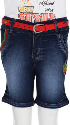 60% OFF on IMPLE Solid Girl's Denim Denim Shorts