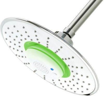 53% OFF on Kitsch ABS Bluetooth Music Speaker 200mm8x8 Oasis Green Ring Rain Shower Head