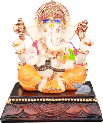 20% OFF on Adaa Chaturbuja Ganesha Sitting on Square Base Showpiece - 10.414 cm 20% OFF on Adaa Chaturbuja Ganesha Sitting on Square Base Showpiece - 10.414 cm
