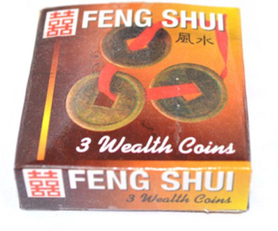 20% OFF on Kriti Creations 3 Wealth Coins Showpiece - 1 cm 20% OFF on Kriti Creations 3 Wealth Coins Showpiece - 1 cm