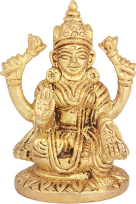 19% OFF on Adaa Brass - Goddess Laxmi Statue Showpiece - 7.62 cm 19% OFF on Adaa Brass - Goddess Laxmi Statue Showpiece - 7.62 cm