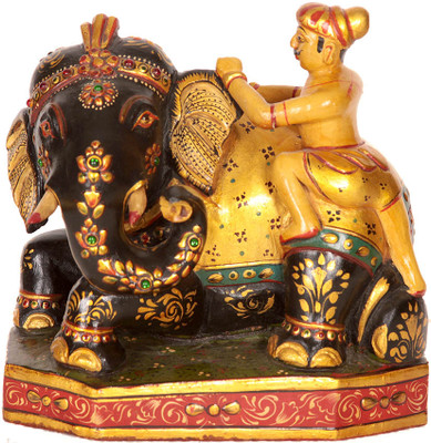 19% OFF on Exotic India Man Washing Elephant Showpiece - 16.51 cm 19% OFF on Exotic India Man Washing Elephant Showpiece - 16.51 cm