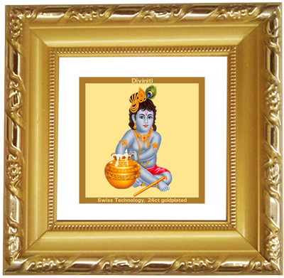 Diviniti Lord Bal Gopal Showpiece - 10 cm Diviniti Lord Bal Gopal Showpiece - 10 cm