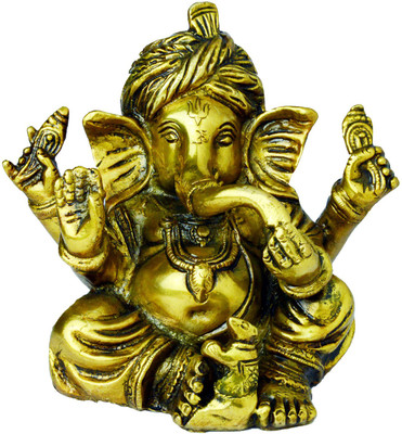 11% OFF on The Crafts House Lord Ganesha Showpiece - 15 cm