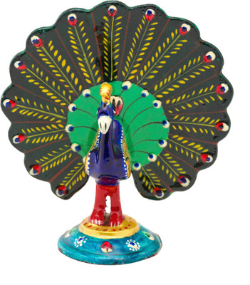 33% OFF on Prachin Metal Paint Peacock 4 Showpiece - 10 cm 33% OFF on Prachin Metal Paint Peacock 4 Showpiece - 10 cm