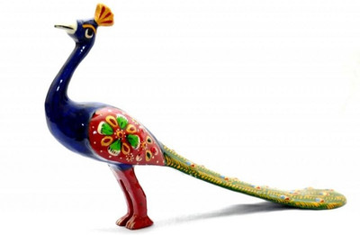 50% OFF on Shoppingatara Handmade Jaipuri Very Beautiful Enamel Work Pure Metal Peacock Showpiece - 10 cm 50% OFF on Shoppingatara Handmade Jaipuri Very Beautiful Enamel Work Pure Metal Peacock Showpiece - 10 cm