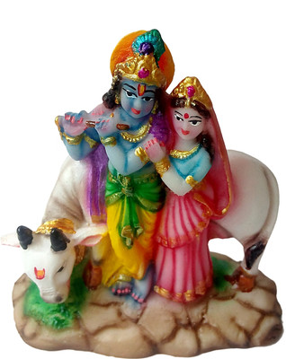 50% OFF on Aadi Shakti Religious Statue of Radha Krishna With Cow By Returnfavors Showpiece - 10 cm 50% OFF on Aadi Shakti Religious Statue of Radha Krishna With Cow By Returnfavors Showpiece - 10 cm