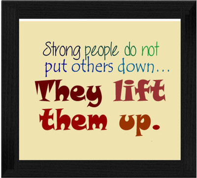 44% OFF on Ellicon B489 Motivational Thought Showpiece - 19.5 cm