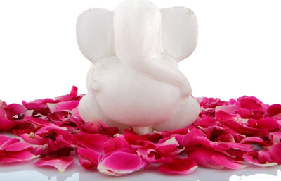 56% OFF on Indikala White marble Ganesha Showpiece - 7.6 cm