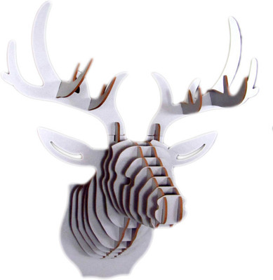 37% OFF on Panache Animal Head AH005-White2 Showpiece - 80 cm