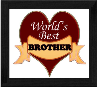 44% OFF on Ellicon B413 World'S Best Brother Showpiece - 19.5 cm