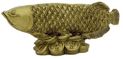 17% OFF on Gifts By Meeta Feng Shui Arowana On Bed Of Wealth Showpiece - 7.62 cm 17% OFF on Gifts By Meeta Feng Shui Arowana On Bed Of Wealth Showpiece - 7.62 cm