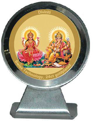 Diviniti Laxmi Ganesha Showpiece - 2.7 cm Diviniti Laxmi Ganesha Showpiece - 2.7 cm