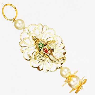 9% OFF on Ghasitaram Gifts Ganesha Hanging 13 Showpiece - 13 cm 9% OFF on Ghasitaram Gifts Ganesha Hanging 13 Showpiece - 13 cm