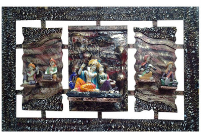 9% OFF on Krafthub Radha Krishna Having Musicians On Both Side - Artistic Frame Showpiece - 91 cm 9% OFF on Krafthub Radha Krishna Having Musicians On Both Side - Artistic Frame Showpiece - 91 cm
