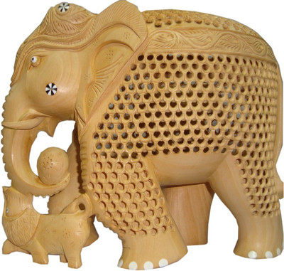 66% OFF on Haveli Arts Wooden Elephant Showpiece - 26 cm 66% OFF on Haveli Arts Wooden Elephant Showpiece - 26 cm