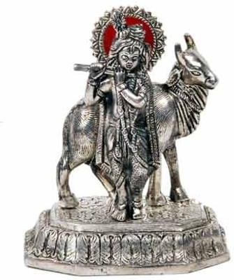 51% OFF on Shoppingatara Antique White Metal Lord Krishna with Cow Ido Showpiece - 10 cm 51% OFF on Shoppingatara Antique White Metal Lord Krishna with Cow Ido Showpiece - 10 cm