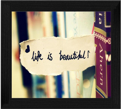 44% OFF on Ellicon B171 Life Is Beautiful Quote Showpiece - 19.5 cm 44% OFF on Ellicon B171 Life Is Beautiful Quote Showpiece - 19.5 cm