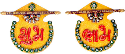 28% OFF on Jaipur Raga Subh Labh Showpiece - 5 cm