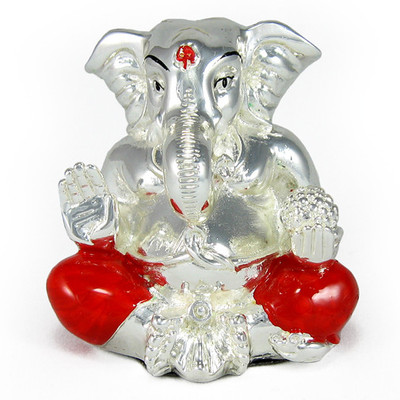 51% OFF on IndiaBuye Lord Ganesh Murti Showpiece - 7 cm