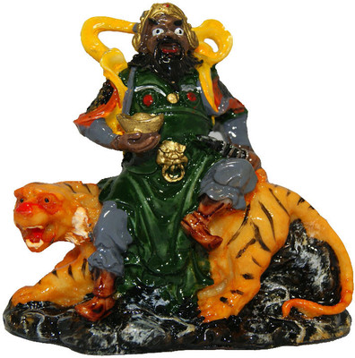 11% OFF on Divya Mantra Feng Shui Wealth God On Tiger for Business & Finance Showpiece - 7.5 cm 11% OFF on Divya Mantra Feng Shui Wealth God On Tiger for Business & Finance Showpiece - 7.5 cm