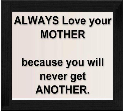 44% OFF on Ellicon B345 Mother Quotes Showpiece - 19.5 cm