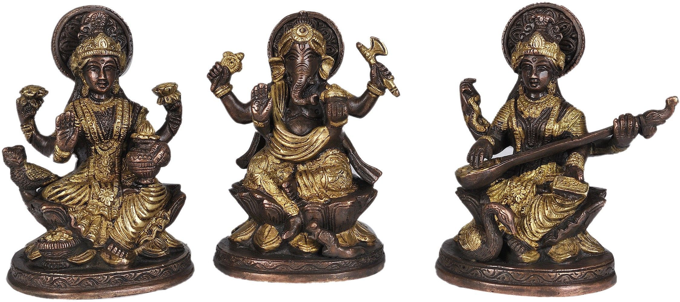 20% OFF on Exotic India Set of Three Statues Showpiece - 13 cm 20% OFF on Exotic India Set of Three Statues Showpiece - 13 cm