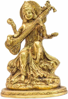 StatueStudio Brass Goddess Saraswati 8 StatueStudio Brass Goddess Saraswati 8