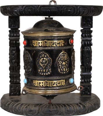 20% OFF on Exotic India Ashtamangala Prayer Wheel Showpiece - 18 cm 20% OFF on Exotic India Ashtamangala Prayer Wheel Showpiece - 18 cm