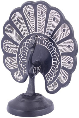 Sheela's Arts & Crafts Showpiece - 10 cm Silver, Black